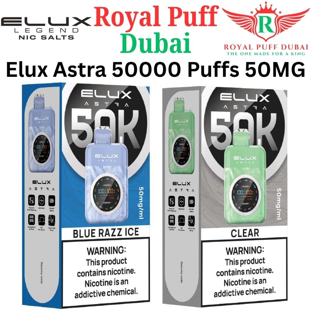 Elux Astra 50000 Puffs 50MG All Flavors Disposable Vape in Dubai