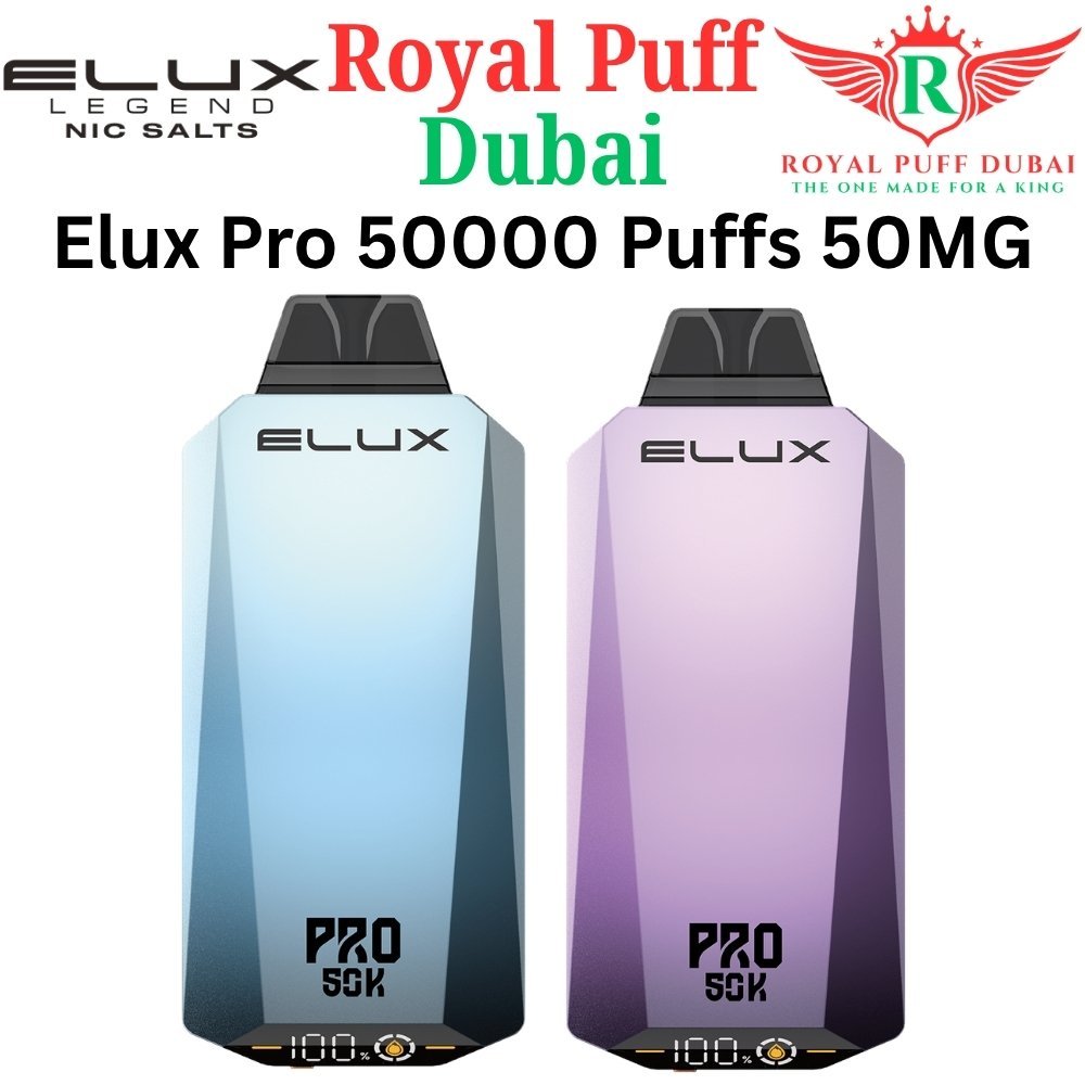 Elux Pro 50000 Puffs 50MG All Flavors Disposable Vape in Dubai